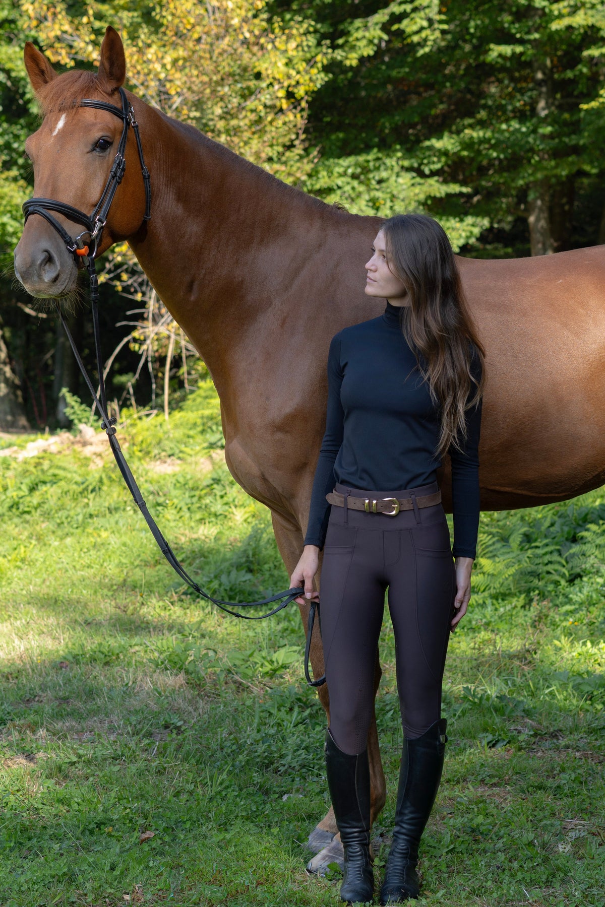 Classy Essentials Jahalne Pajkice Temno Rjave